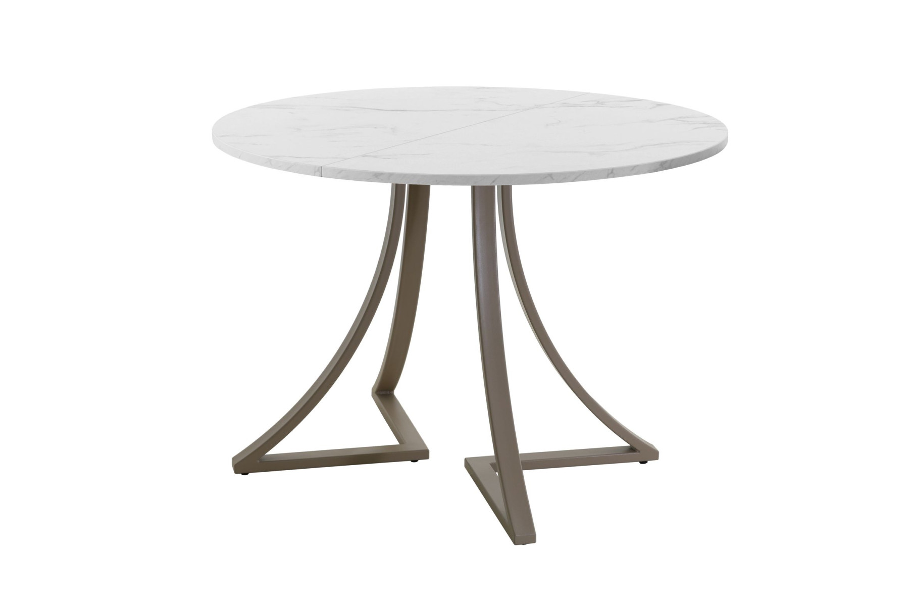 Обеденный стол AMC Elite (серии SLIM) / E24(800) D1 (капучино/Мрамор Кристалл)