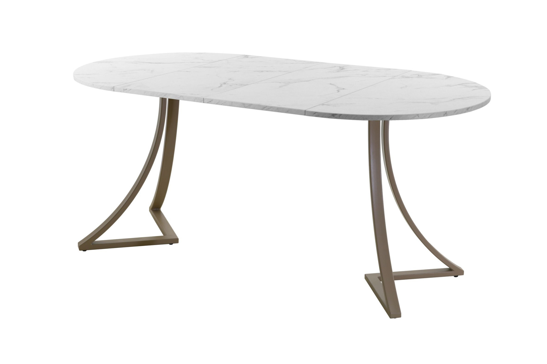 Обеденный стол AMC Elite (серии SLIM) / E24(800) D1 (капучино/Мрамор Кристалл)