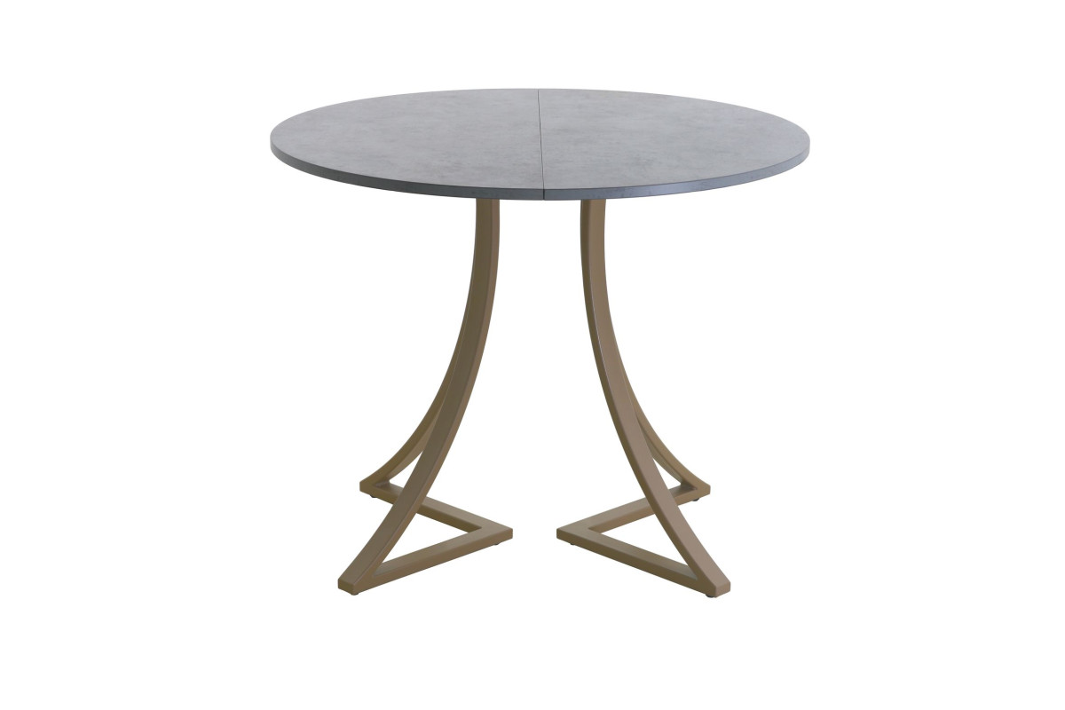 Обеденный стол AMC Elite (серии SLIM) / E24(900) D1 (капучино/Бетон Чикаго светло-серый)