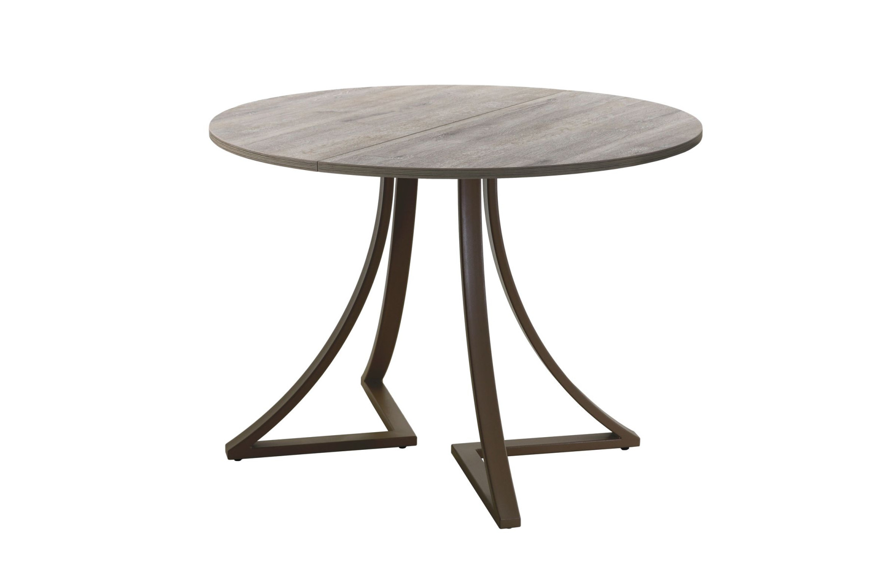 Обеденный стол AMC Elite (серии SLIM) / E24(900) D1 (коричневый/Дуб Уайт-Ривер песочно-бежевый)