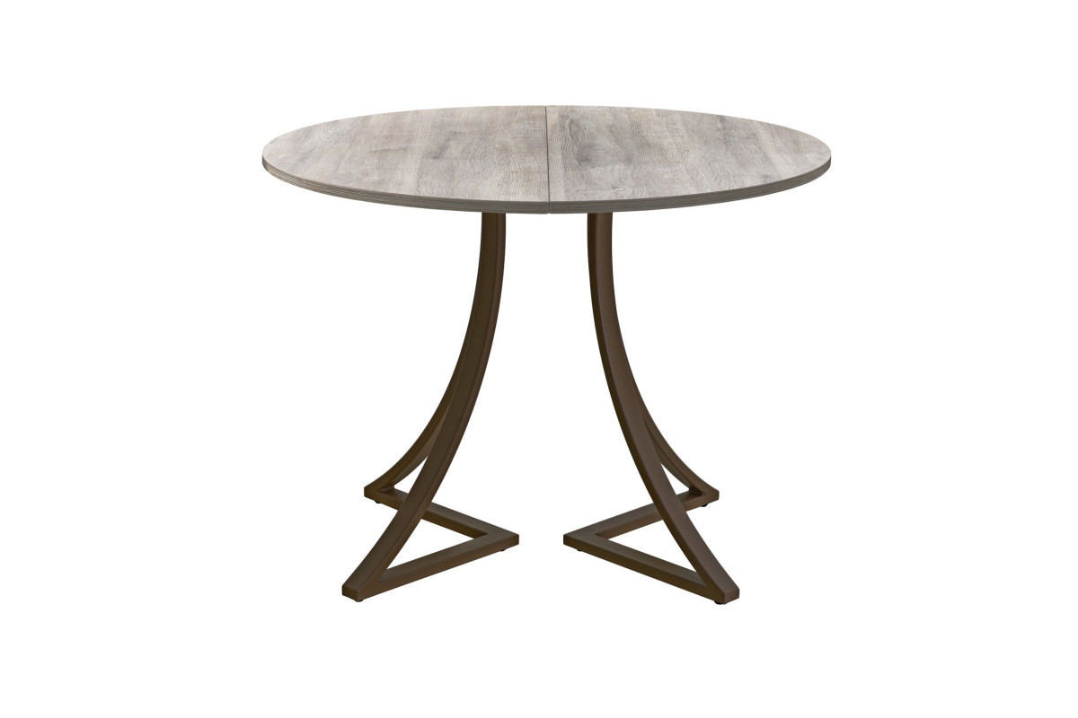 Обеденный стол AMC Elite (серии SLIM) / E24(900) D1 (коричневый/Дуб Уайт-Ривер песочно-бежевый)