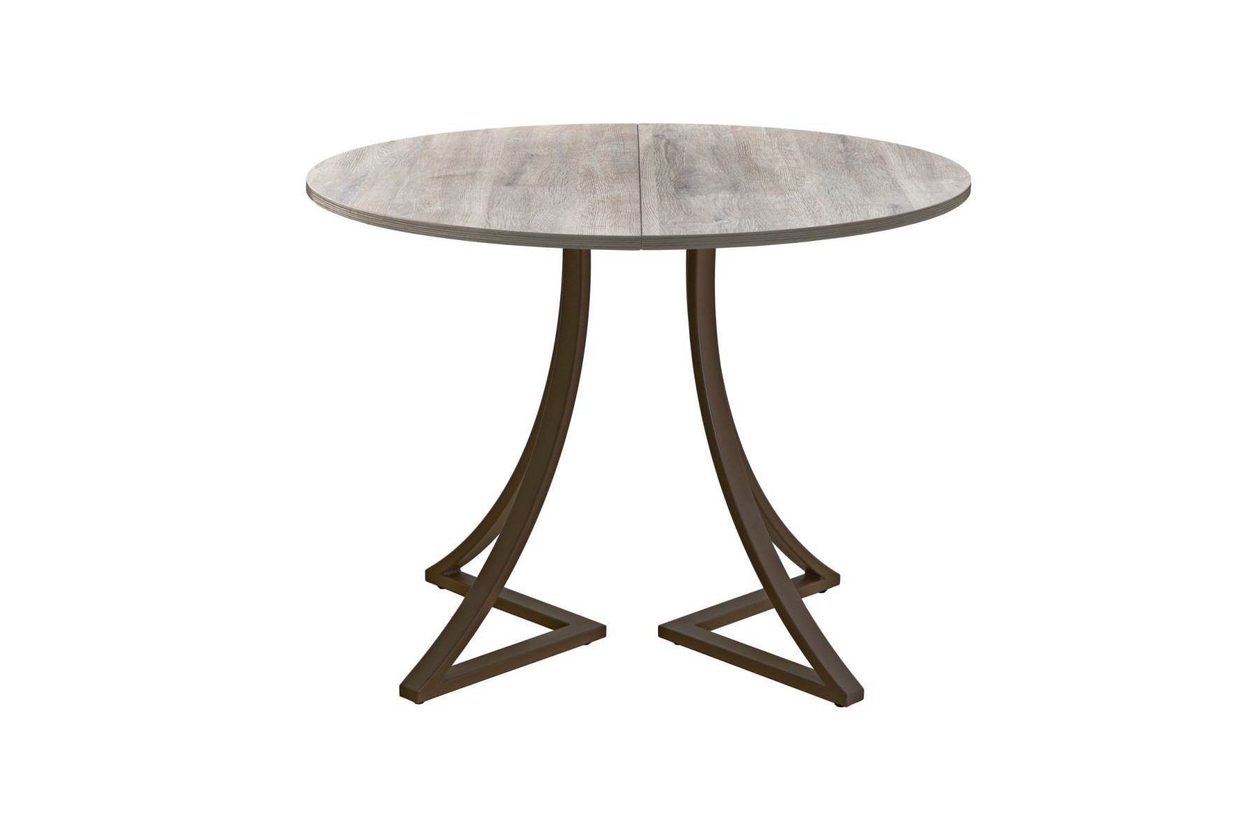 Обеденный стол AMC Elite (серии SLIM) / E24(900) D1 (коричневый/Дуб Уайт-Ривер песочно-бежевый)