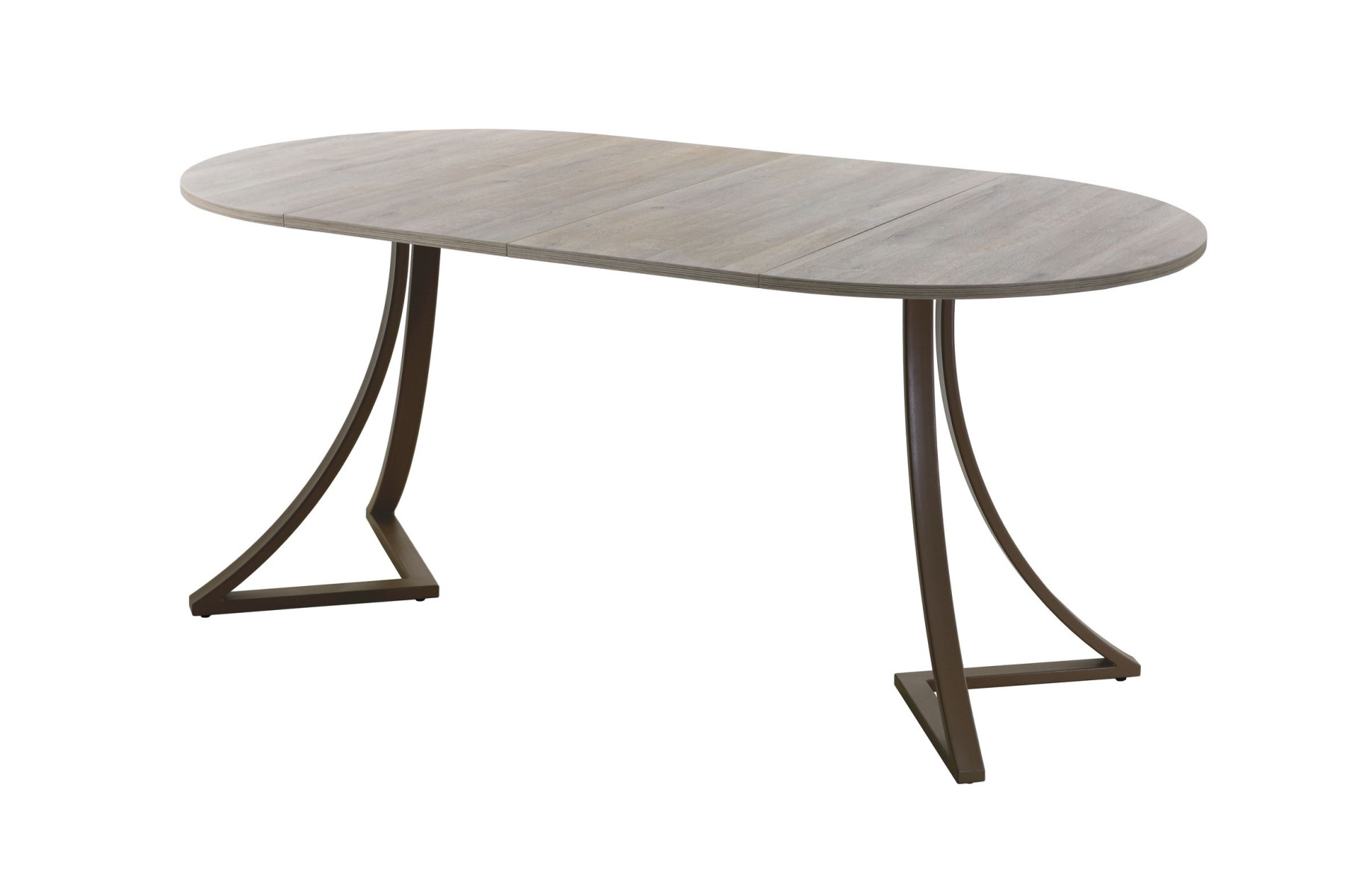 Обеденный стол AMC Elite (серии SLIM) / E24(900) D1 (коричневый/Дуб Уайт-Ривер песочно-бежевый)