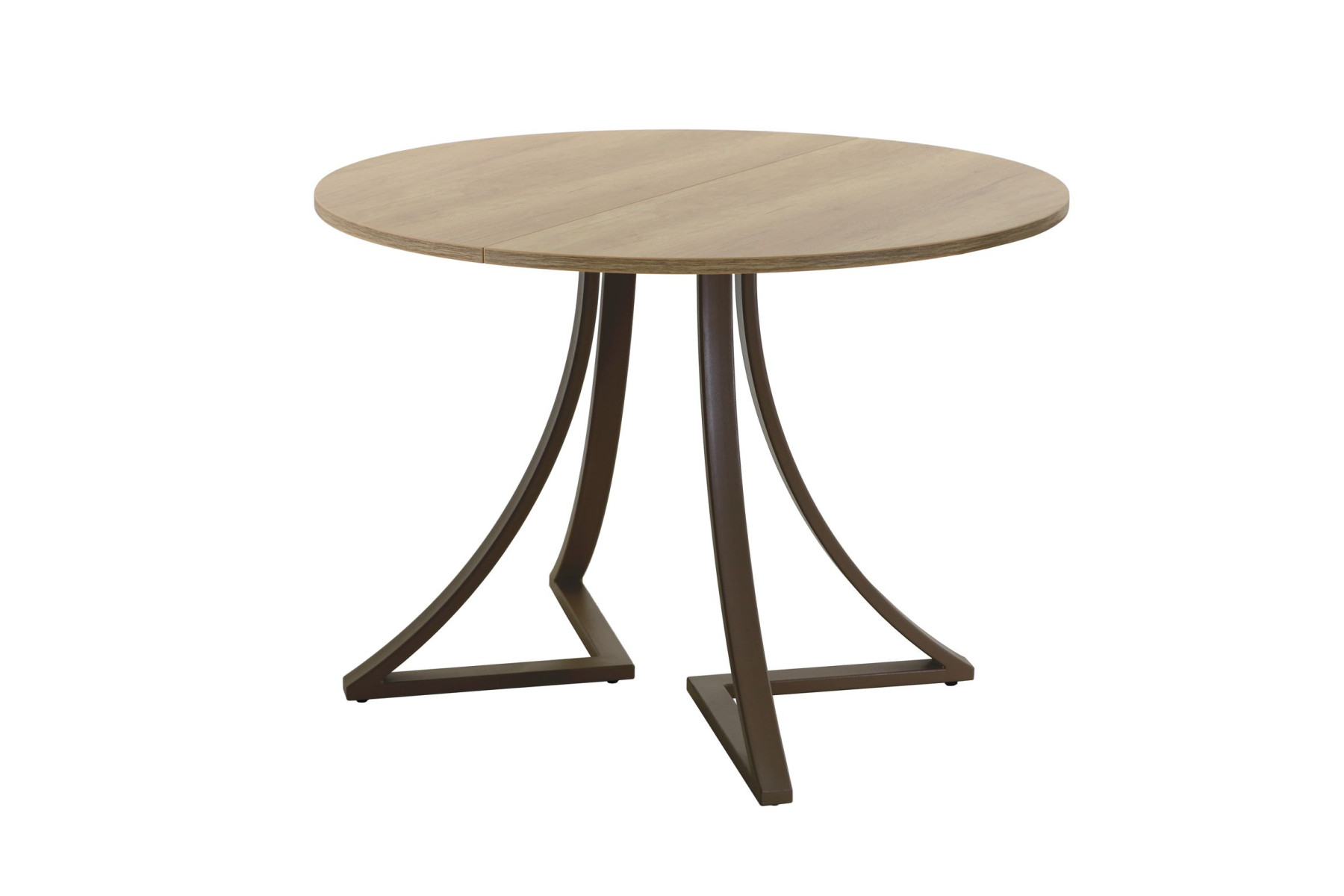 Обеденный стол AMC Elite (серии SLIM) / E24(900) D1 (коричневый/Дуб Небраска Натуральный)