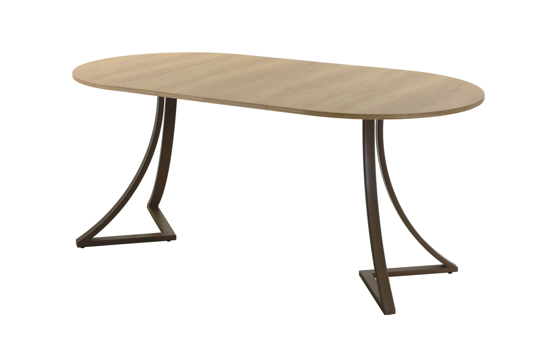 Обеденный стол AMC Elite (серии SLIM) / E24(900) D1 (коричневый/Дуб Небраска Натуральный)