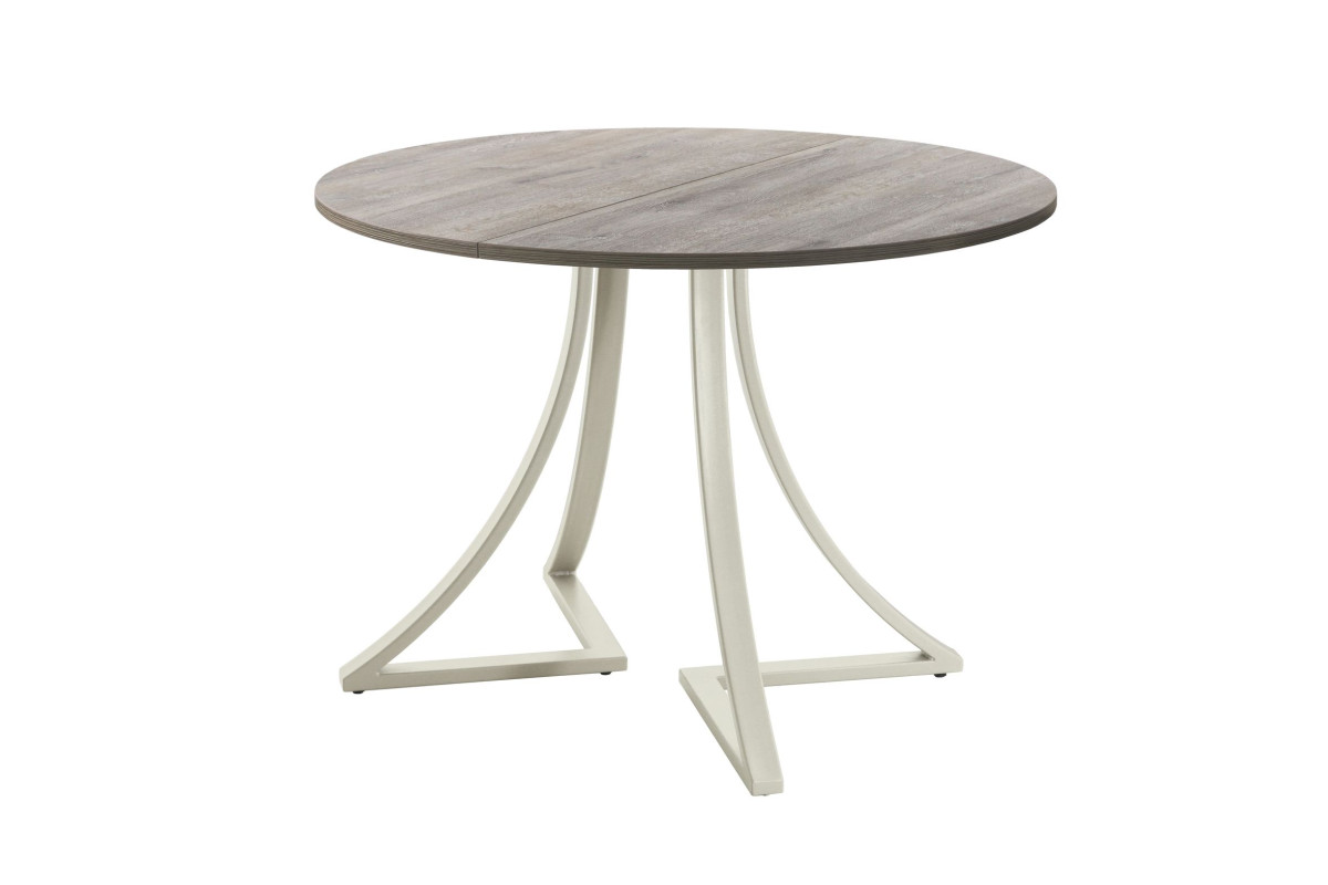 Обеденный стол AMC Elite (серии SLIM) / E24(900) D1 (бежевый/Дуб Уайт-Ривер песочно-бежевый)