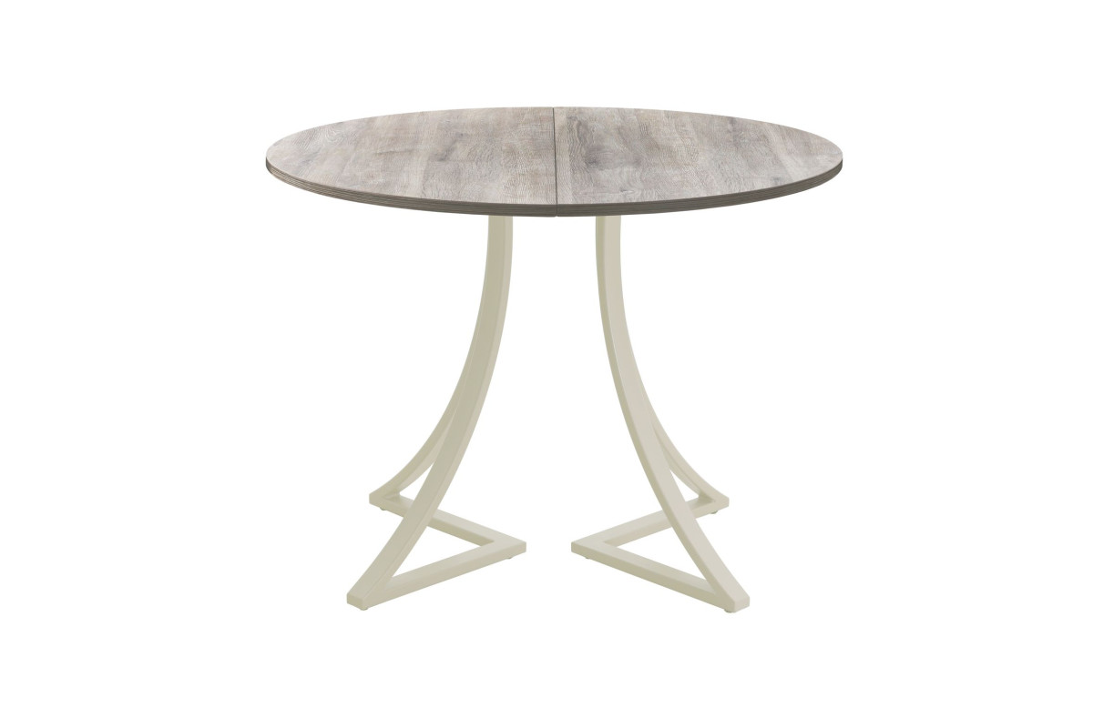 Обеденный стол AMC Elite (серии SLIM) / E24(900) D1 (бежевый/Дуб Уайт-Ривер песочно-бежевый)