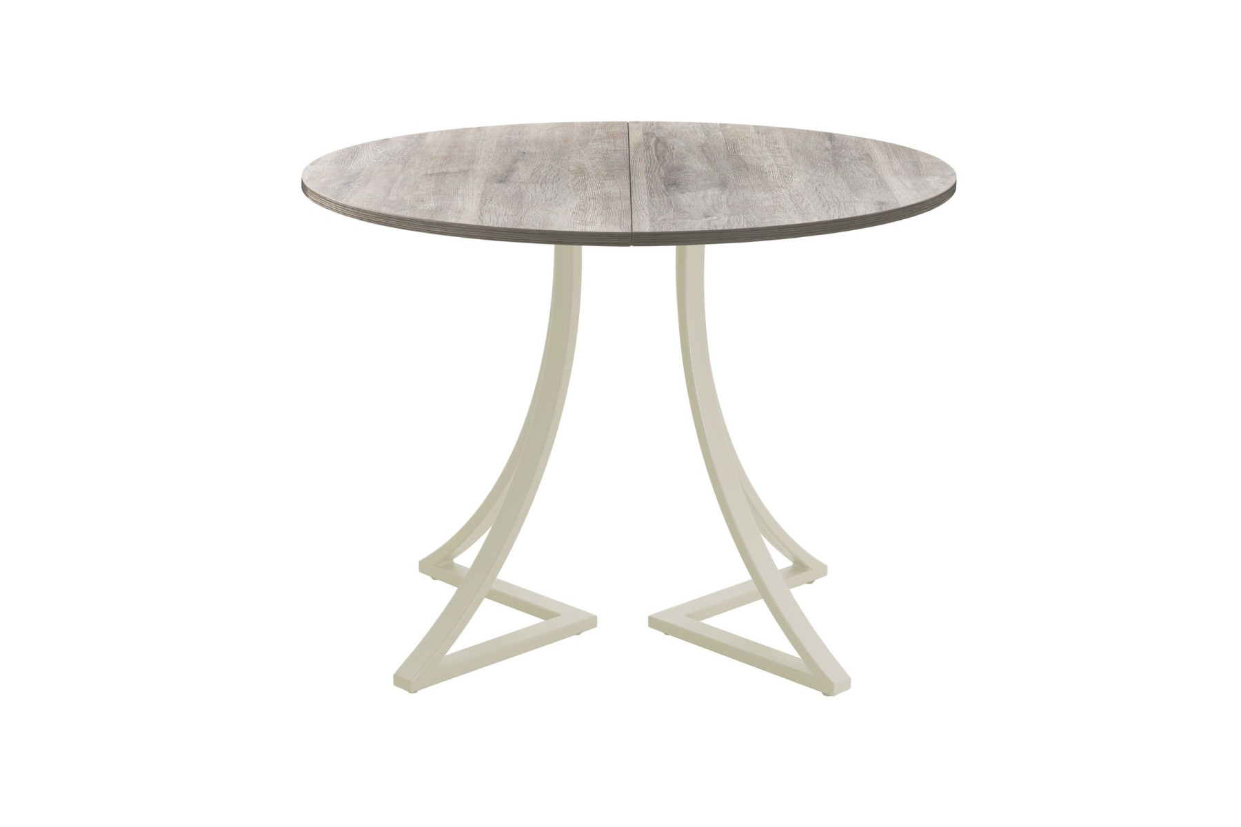 Обеденный стол AMC Elite (серии SLIM) / E24(900) D1 (бежевый/Дуб Уайт-Ривер песочно-бежевый)