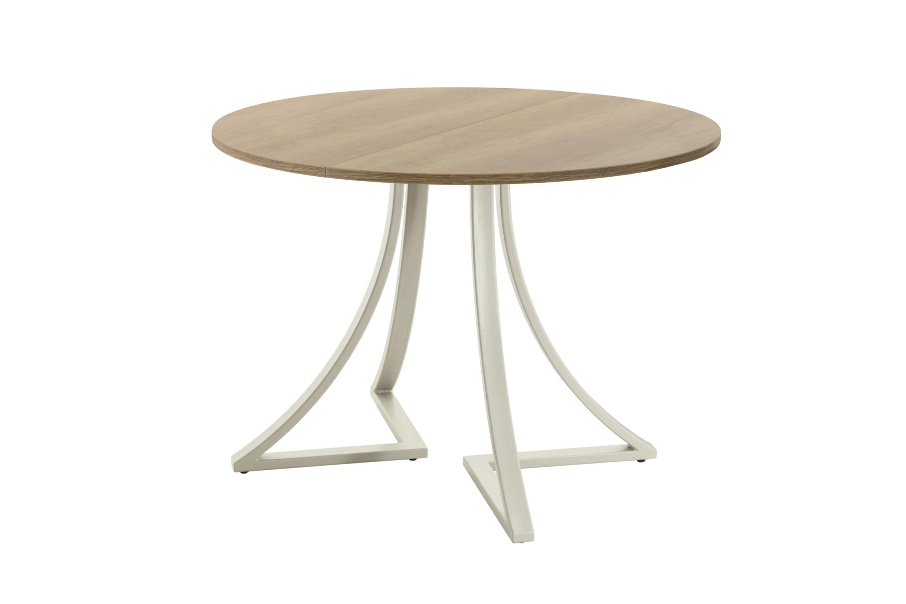 Обеденный стол AMC Elite (серии SLIM) / E24(800) D1 (бежевый/Дуб Небраска Натуральный)