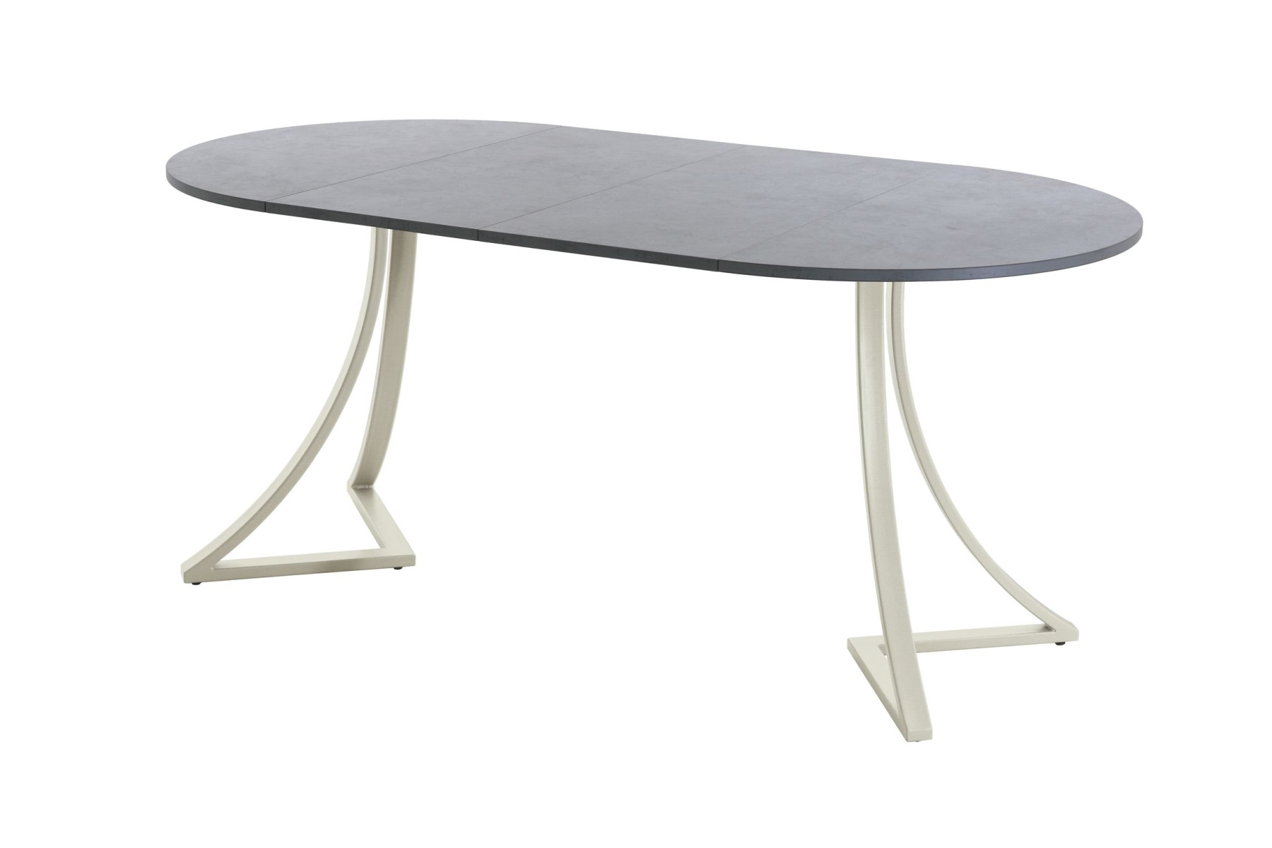 Обеденный стол AMC Elite (серии SLIM) / E24(900) D1 (бежевый/Бетон Чикаго светло-серый)