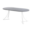 Обеденный стол AMC Elite (серии SLIM) / E24(900) D1 (белый/Бетон Чикаго светло-серый)