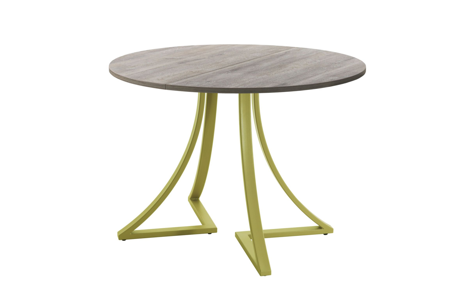 Обеденный стол AMC Elite (серии SLIM) / E24(900) D1 (золото/Дуб Уайт-Ривер песочно-бежевый)