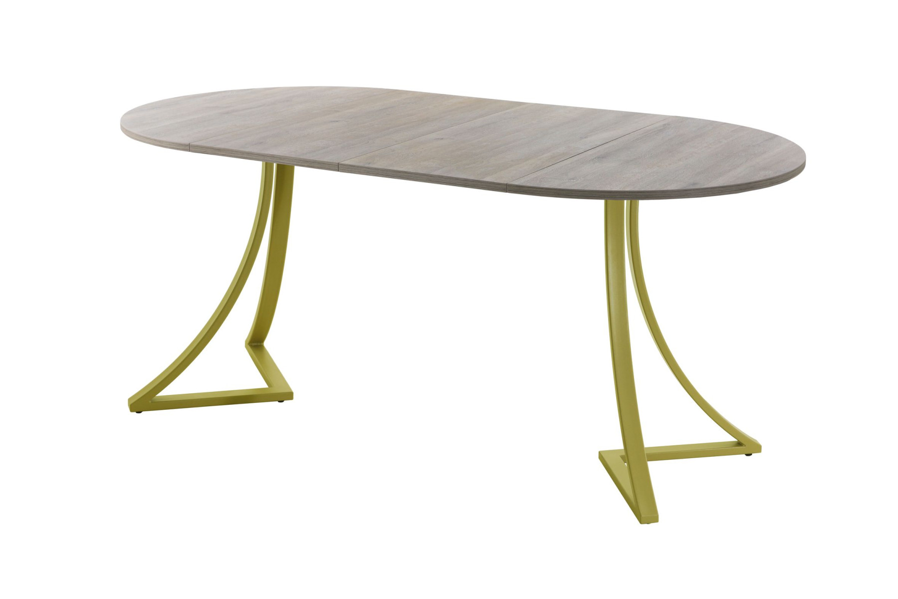 Обеденный стол AMC Elite (серии SLIM) / E24(900) D1 (золото/Дуб Уайт-Ривер песочно-бежевый)