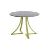 Обеденный стол AMC Elite (серии SLIM) / E24(800) D1 (золото/Бетон Чикаго светло-серый)