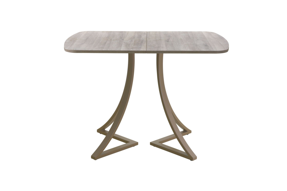 Обеденный стол AMC Elite (серии SLIM) / E24(1100) D2 (капучино/Дуб Уайт-Ривер песочно-бежевый)