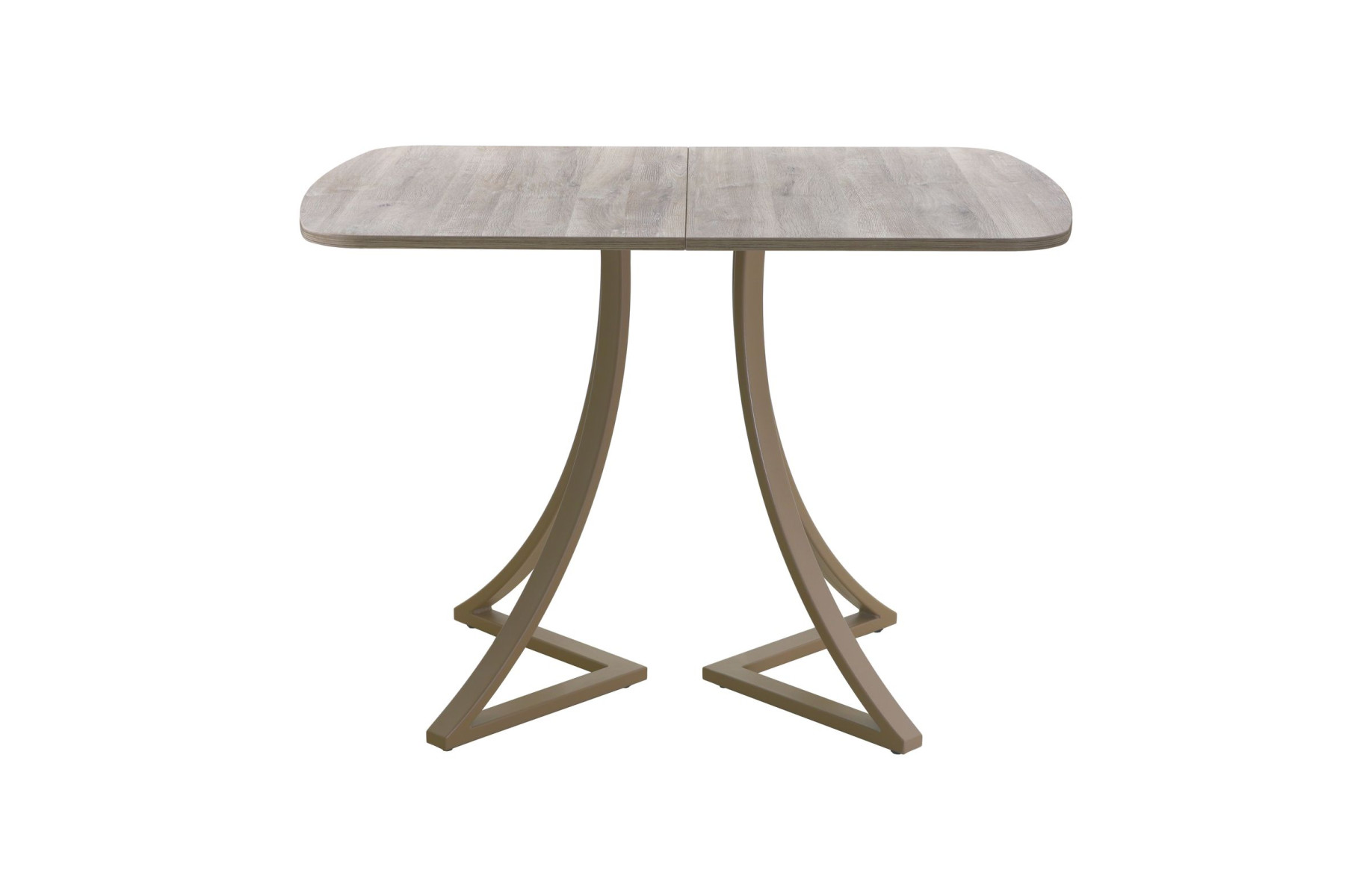 Обеденный стол AMC Elite (серии SLIM) / E24(1100) D2 (капучино/Дуб Уайт-Ривер песочно-бежевый)