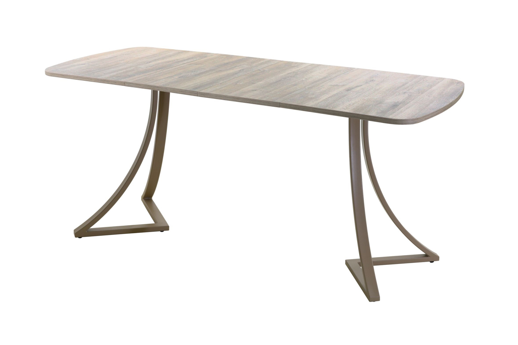 Обеденный стол AMC Elite (серии SLIM) / E24(1100) D2 (капучино/Дуб Уайт-Ривер песочно-бежевый)