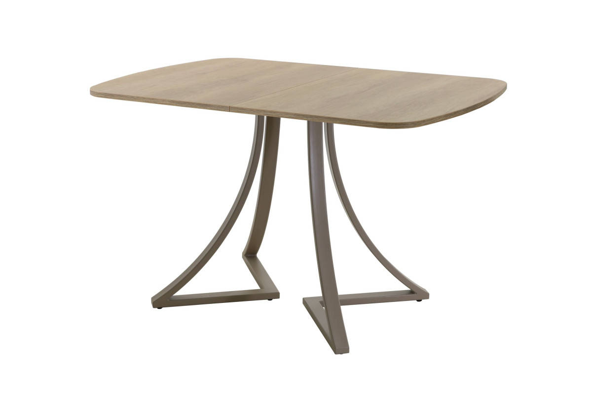 Обеденный стол AMC Elite (серии SLIM) / E24(1100) D2 (капучино/Дуб Небраска Натуральный)