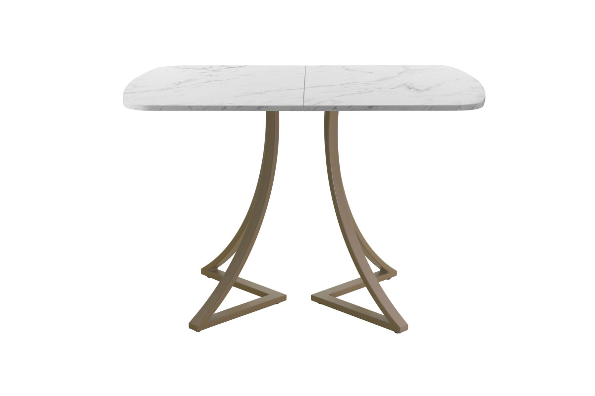 Обеденный стол AMC Elite (серии SLIM) / E24(1100) D2 (капучино/Мрамор Кристалл)