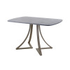 Обеденный стол AMC Elite (серии SLIM) / E24(1100) D2 (капучино/Бетон Чикаго светло-серый)