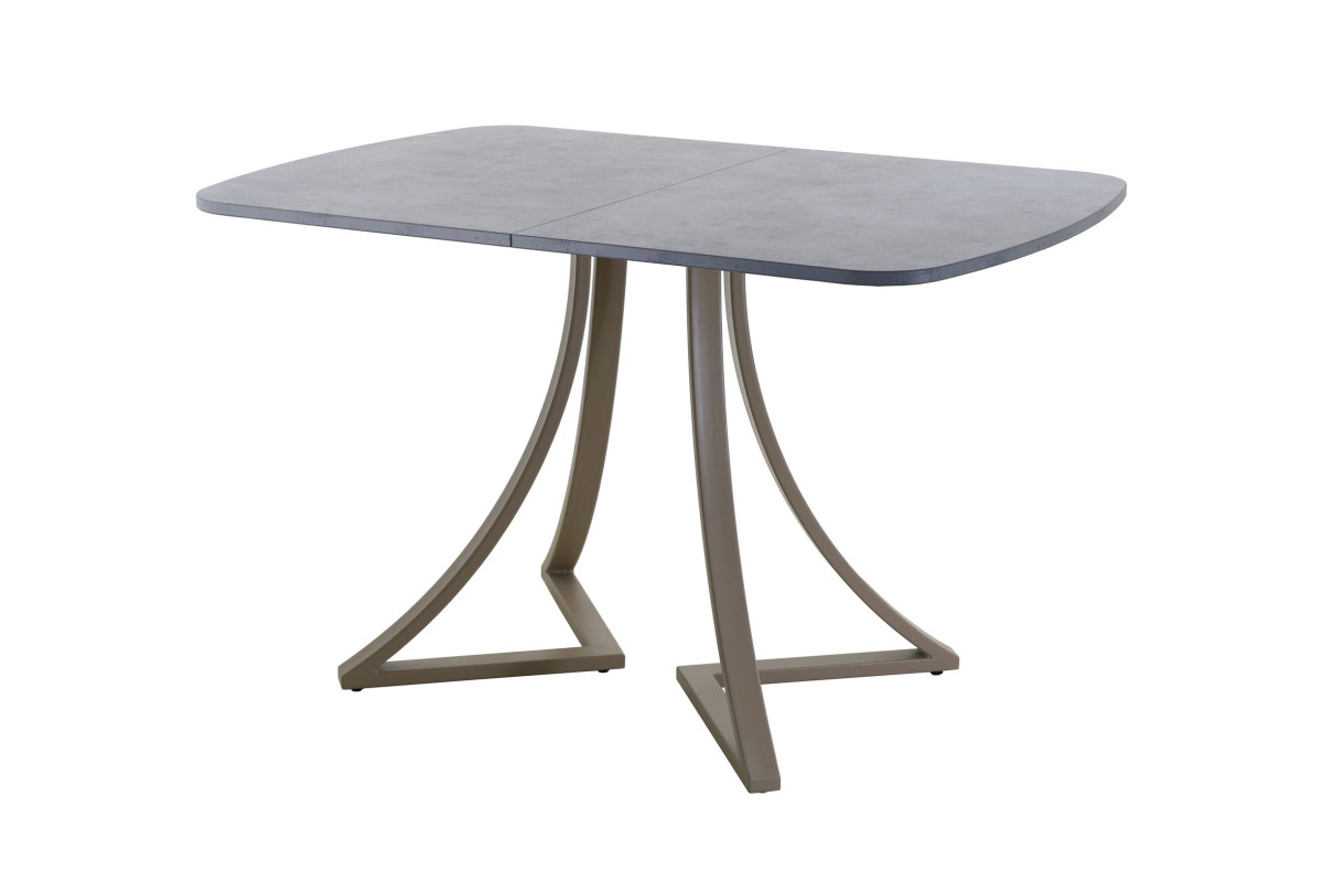 Обеденный стол AMC Elite (серии SLIM) / E24(1100) D2 (капучино/Бетон Чикаго светло-серый)
