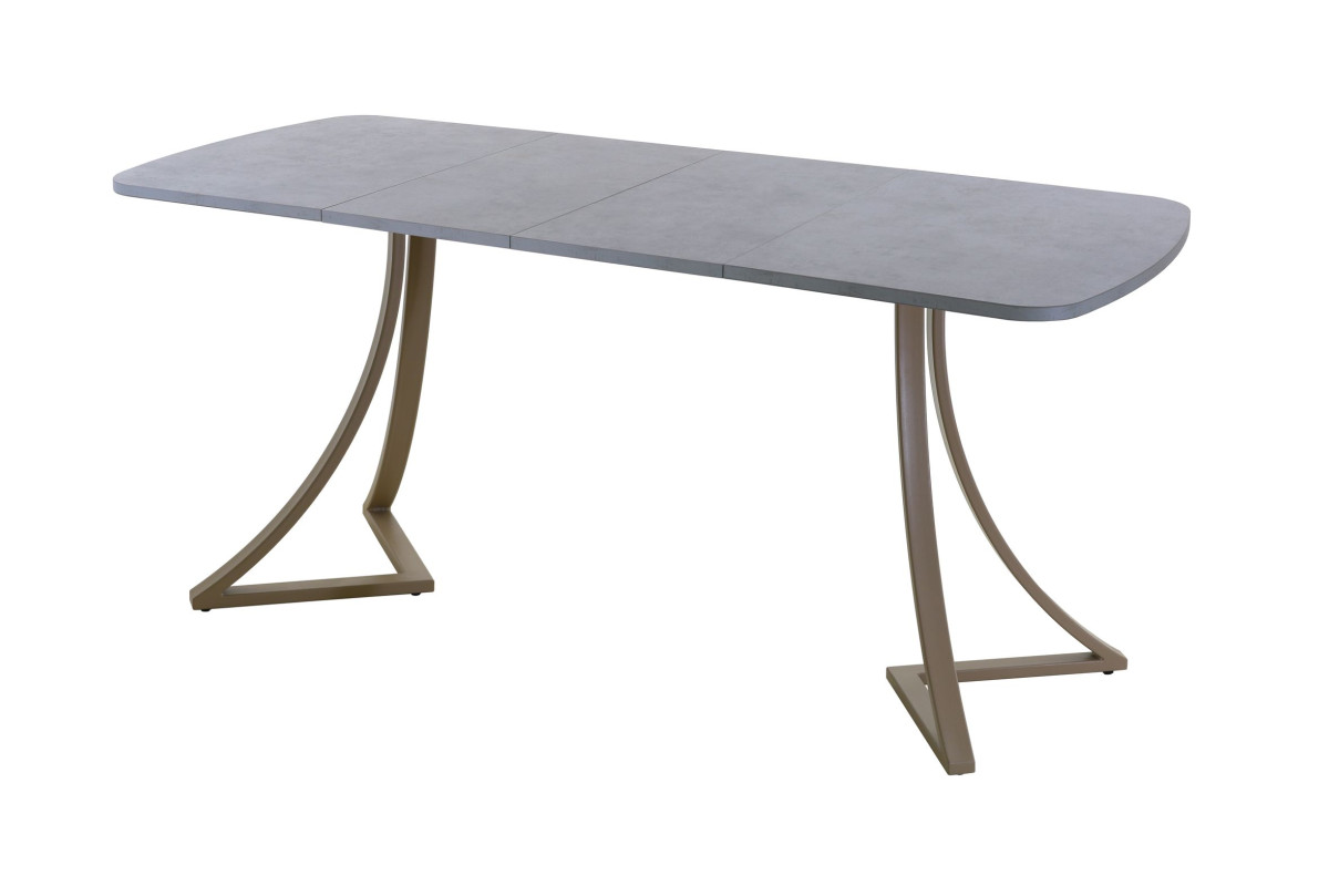 Обеденный стол AMC Elite (серии SLIM) / E24(1100) D2 (капучино/Бетон Чикаго светло-серый)