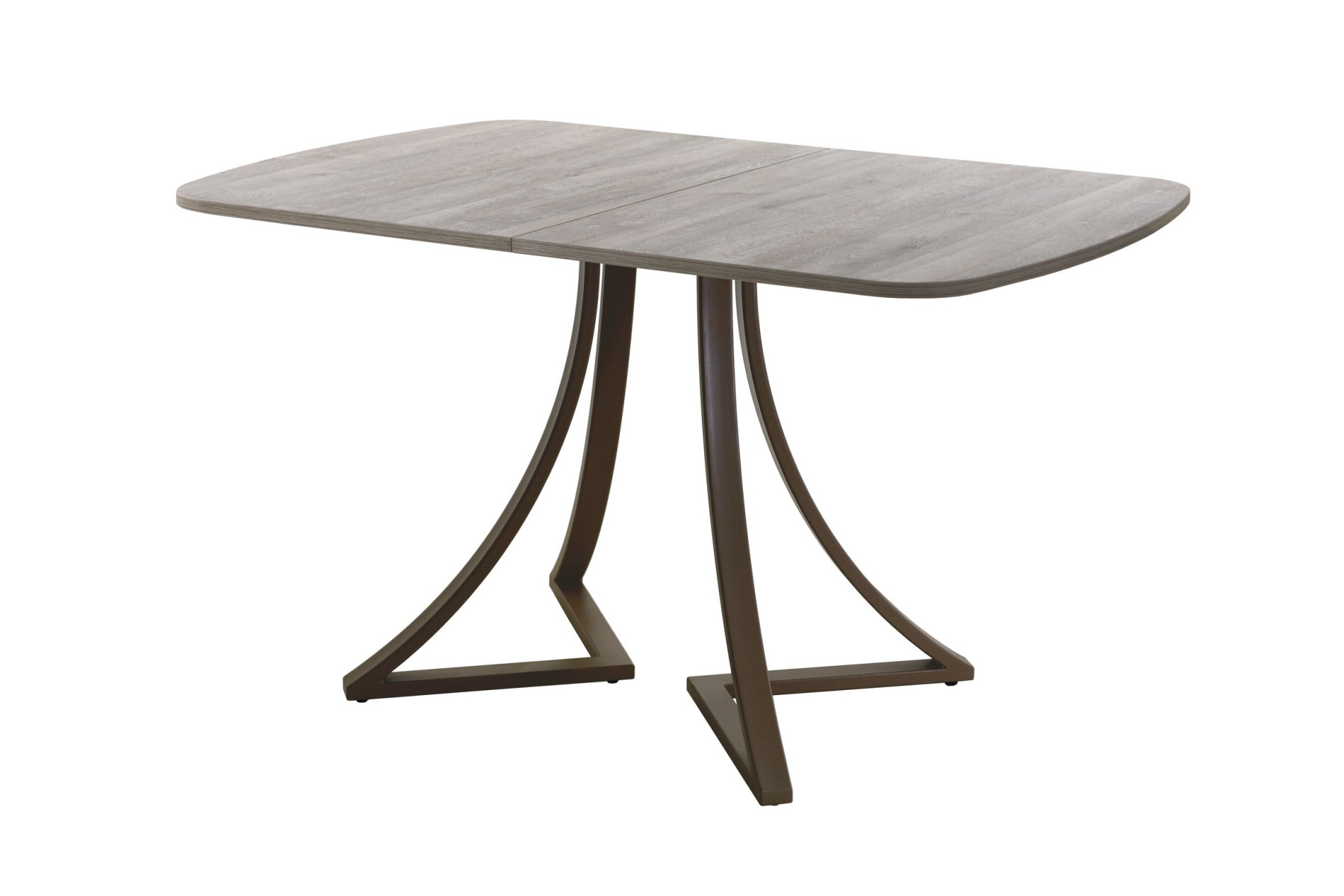 Обеденный стол AMC Elite (серии SLIM) / E24(1100) D2 (коричневый/Дуб Уайт-Ривер песочно-бежевый)