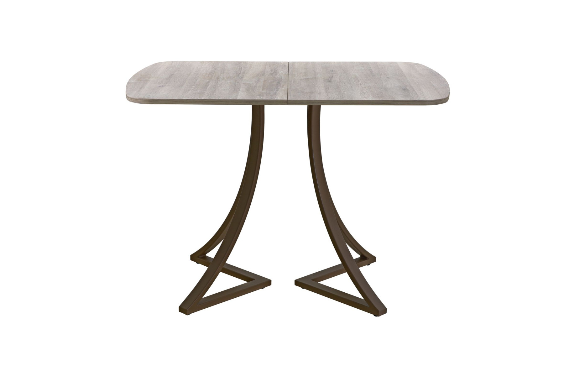 Обеденный стол AMC Elite (серии SLIM) / E24(1100) D2 (коричневый/Дуб Уайт-Ривер песочно-бежевый)