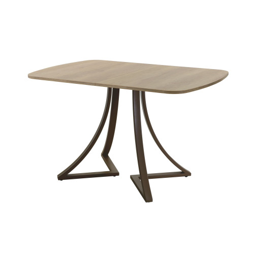 Обеденный стол AMC Elite (серии SLIM) / E24(1100) D2 (коричневый/Дуб Небраска Натуральный)