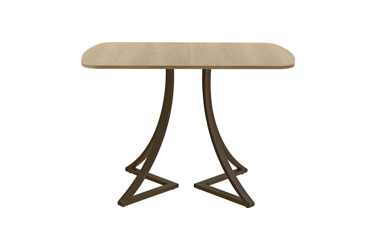 Обеденный стол AMC Elite (серии SLIM) / E24(1200) D2 (коричневый/Дуб Небраска Натуральный)