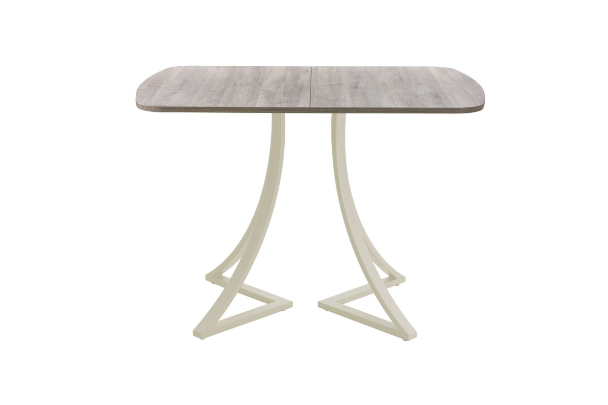 Обеденный стол AMC Elite (серии SLIM) / E24(1100) D2 (бежевый/Дуб Уайт-Ривер песочно-бежевый)