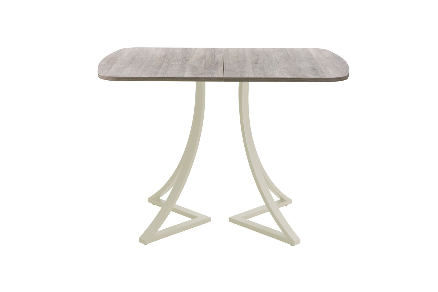 Обеденный стол AMC Elite (серии SLIM) / E24(1100) D2 (бежевый/Дуб Уайт-Ривер песочно-бежевый)