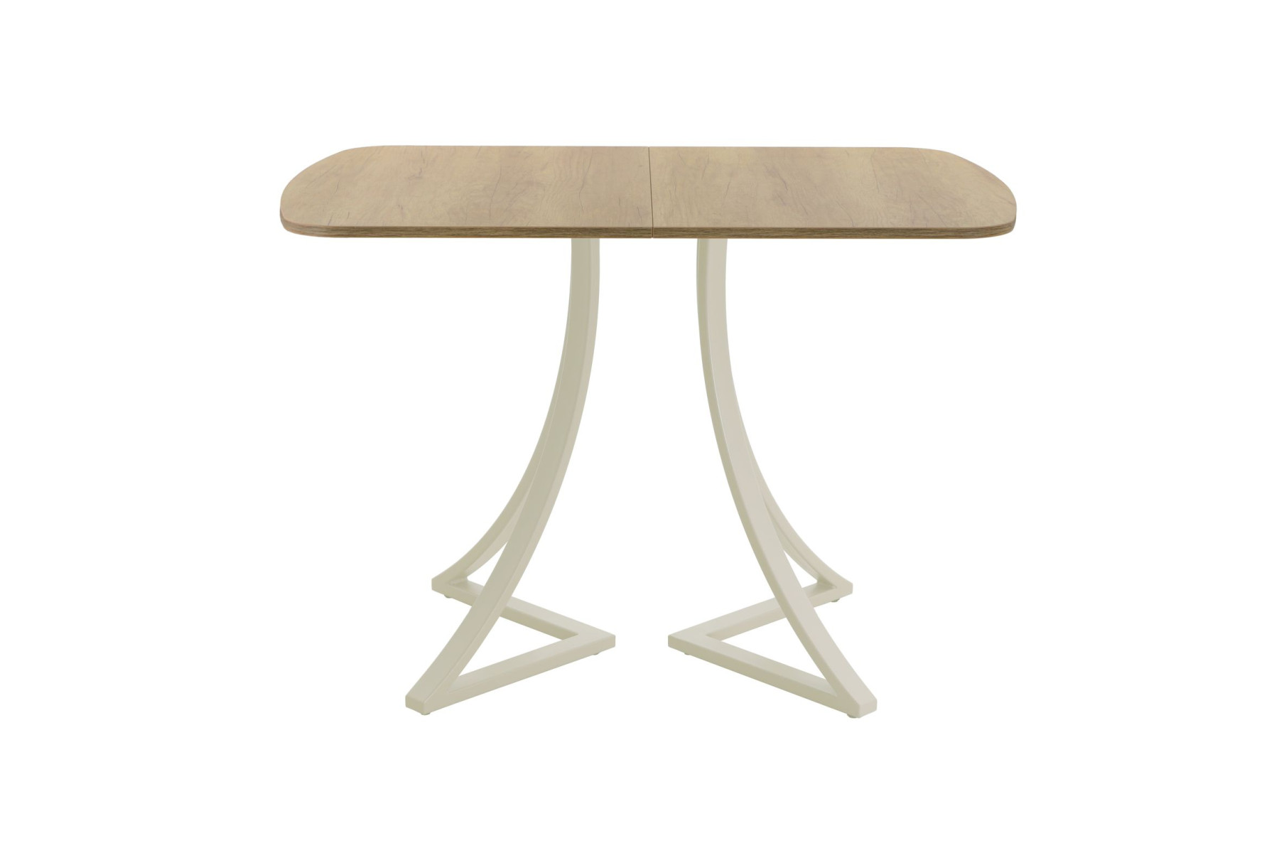 Обеденный стол AMC Elite (серии SLIM) / E24(1200) D2 (бежевый/Дуб Небраска Натуральный)