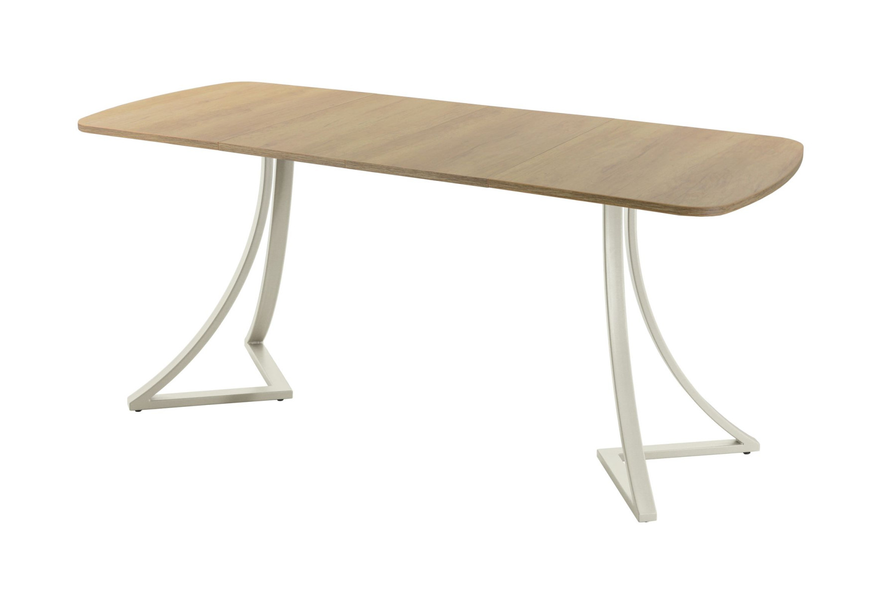 Обеденный стол AMC Elite (серии SLIM) / E24(1200) D2 (бежевый/Дуб Небраска Натуральный)