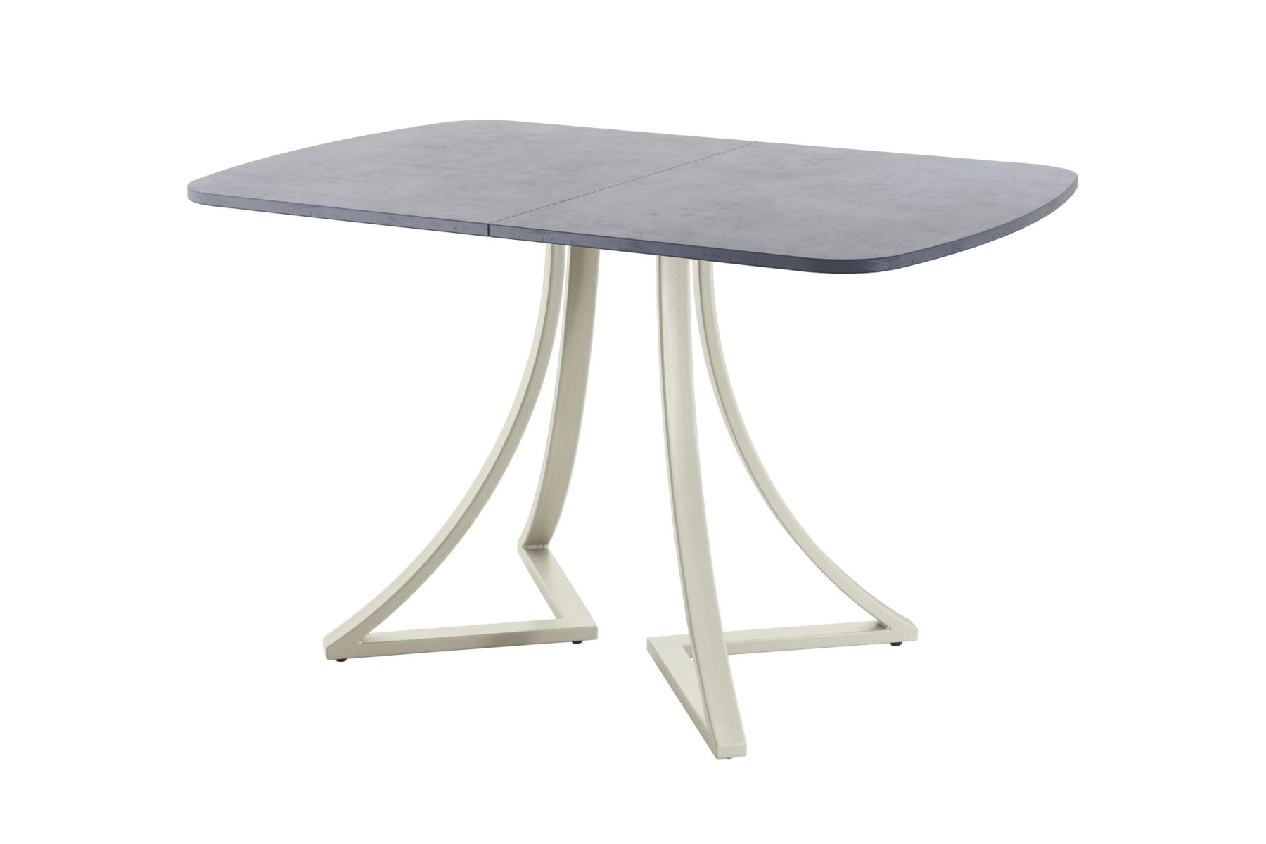 Обеденный стол AMC Elite (серии SLIM) / E24(1200) D2 (бежевый/Бетон Чикаго светло-серый)