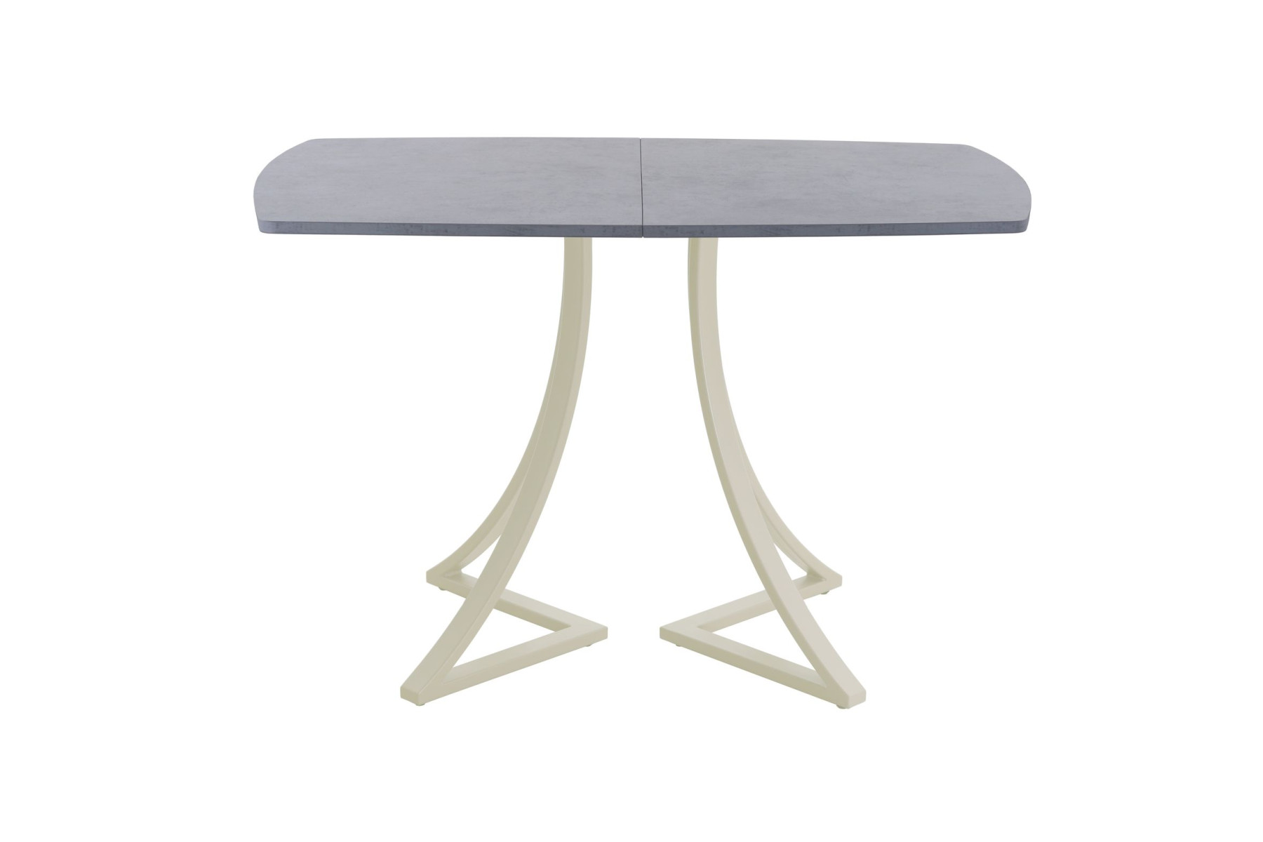 Обеденный стол AMC Elite (серии SLIM) / E24(1200) D2 (бежевый/Бетон Чикаго светло-серый)