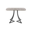 Обеденный стол AMC Elite (серии SLIM) / E24(1100) D2 (графит/Дуб Уайт-Ривер песочно-бежевый)