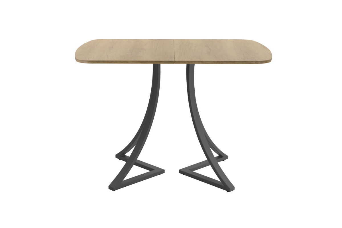 Обеденный стол AMC Elite (серии SLIM) / E24(1100) D2 (графит/Дуб Небраска Натуральный)