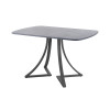Обеденный стол AMC Elite (серии SLIM) / E24(1200) D2 (графит/Бетон Чикаго светло-серый)