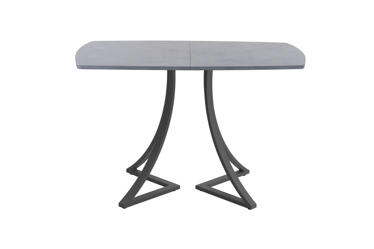Обеденный стол AMC Elite (серии SLIM) / E24(1200) D2 (графит/Бетон Чикаго светло-серый)