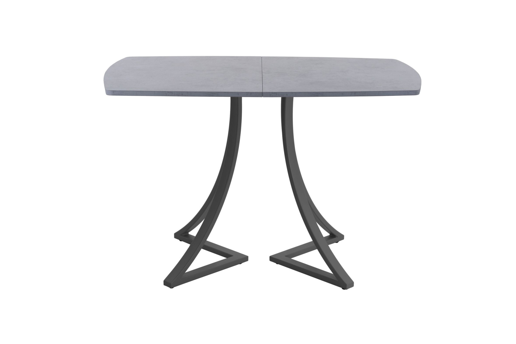 Обеденный стол AMC Elite (серии SLIM) / E24(1200) D2 (графит/Бетон Чикаго светло-серый)