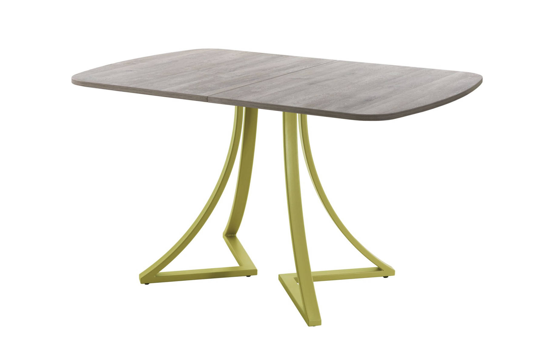 Обеденный стол AMC Elite (серии SLIM) / E24(1200) D2 (золото/Дуб Уайт-Ривер песочно-бежевый)