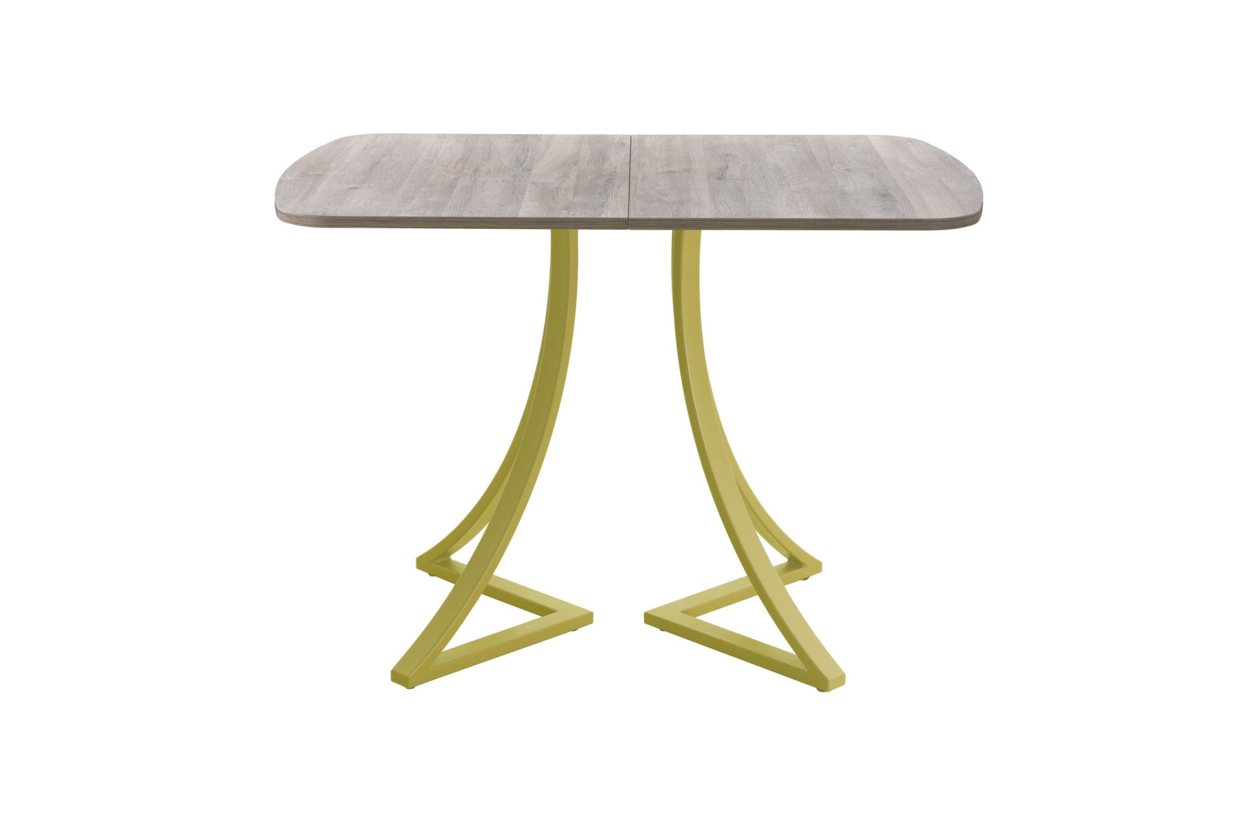 Обеденный стол AMC Elite (серии SLIM) / E24(1200) D2 (золото/Дуб Уайт-Ривер песочно-бежевый)