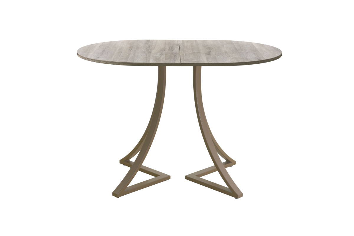 Обеденный стол AMC Elite (серии SLIM) / E24(1200) D3 (капучино/Дуб Уайт-Ривер песочно-бежевый)