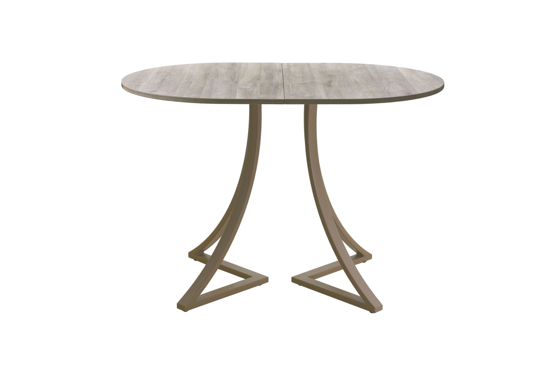 Обеденный стол AMC Elite (серии SLIM) / E24(1200) D3 (капучино/Дуб Уайт-Ривер песочно-бежевый)