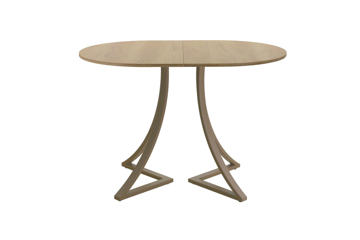 Обеденный стол AMC Elite (серии SLIM) / E24(1200) D3 (капучино/Дуб Небраска Натуральный)