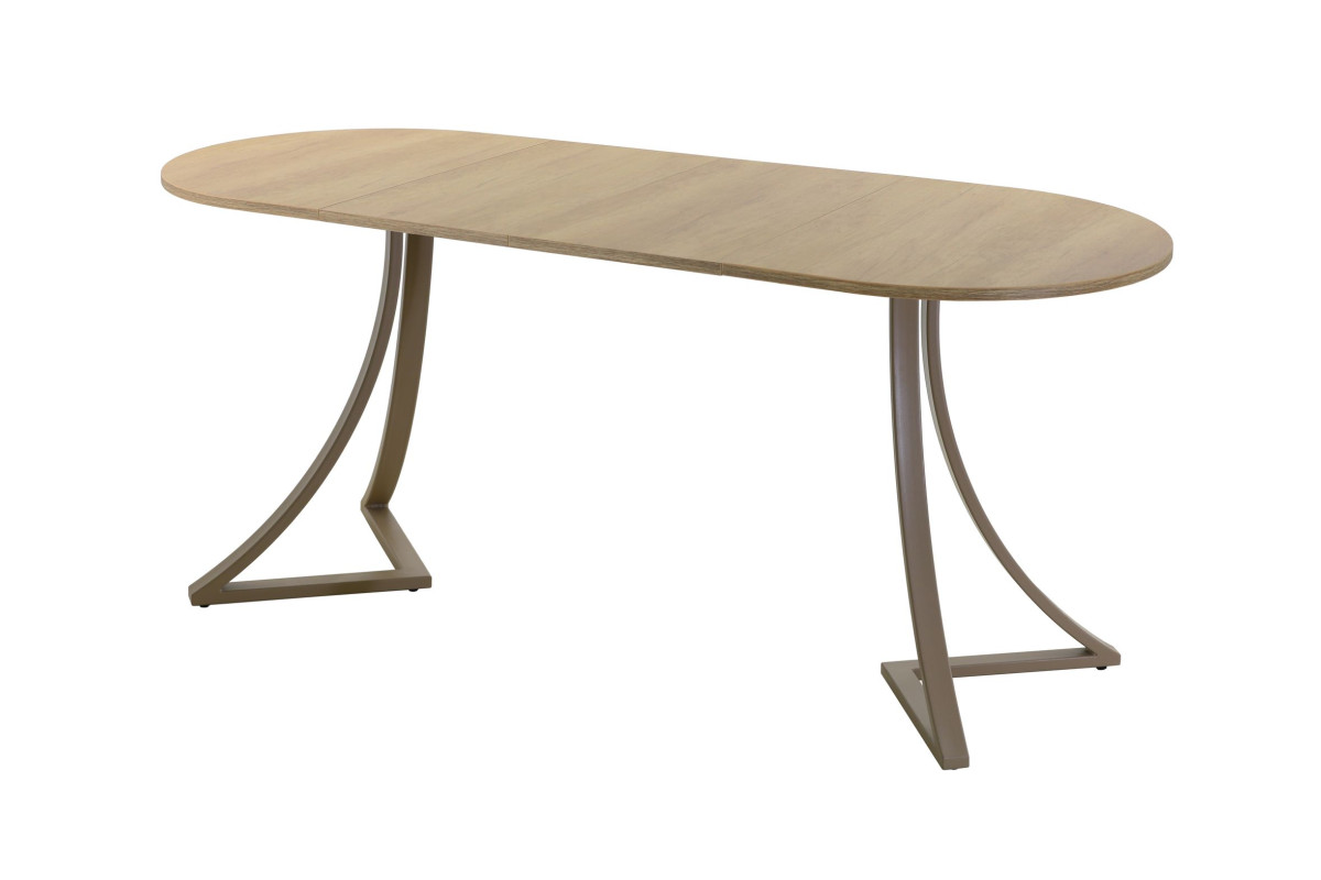 Обеденный стол AMC Elite (серии SLIM) / E24(1200) D3 (капучино/Дуб Небраска Натуральный)