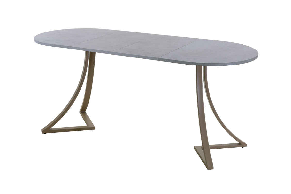 Обеденный стол AMC Elite (серии SLIM) / E24(1200) D3 (капучино/Бетон Чикаго светло-серый)