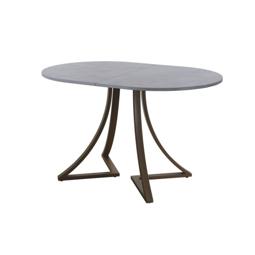 Обеденный стол AMC Elite (серии SLIM) / E24(1200) D3 (коричневый/Бетон Чикаго светло-серый)