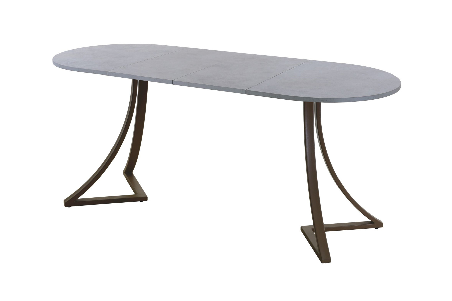 Обеденный стол AMC Elite (серии SLIM) / E24(1200) D3 (коричневый/Бетон Чикаго светло-серый)